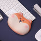 „Chubby Comfort“ Silikon-Tastatur-Handgelenkauflage und Mauspad-Set – Shiba-Thema
