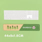 „Chubby Comfort“ Silikon-Tastatur-Handgelenkauflage und Mauspad-Set – Panda-Thema