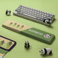 „Chubby Comfort“ Silikon-Tastatur-Handgelenkauflage und Mauspad-Set – Panda-Thema