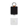 1200mAh Portable Mini Magnetic Wireless Power Bank For Apple Watch - Black+White
