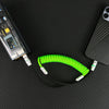 "Neon Chubby" New Spring Charge Cable - Green+Black