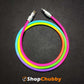 "Rainbow Chubby" Colorful Charge Cable