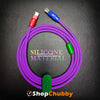 Joker Chubby - Specially Customized ChubbyCable - Purple+Green+Red+Blue