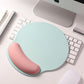 "Chubby Comfort" Silicone Keyboard Wrist Rest & Mouse Pad Set - Candy Theme