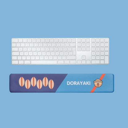 "Chubby Comfort" Silicone Keyboard Wrist Rest & Mouse Pad Set - Doraemon