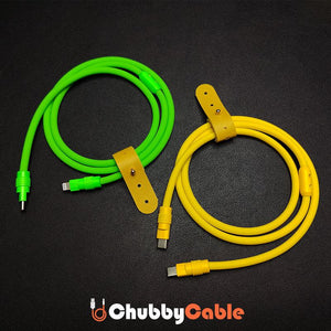 "Chubby" Solid Color Silicone Charge Cable