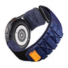 20/22mm Outdoor Mountaineering Nylon Canvas Loop For Samsung/Garmin/Fossil/Others - Blue