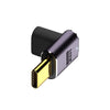 240W Type-C Fast Charging Adapter With Indicator Light - Type-C Male To Female (Female Elbow)