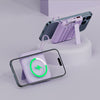 3-In-1 10000mAh Wireless Magsafe Power Bank With Stand & Digital Display - Purple