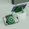 3-In-1 10000mAh Wireless Magsafe Power Bank With Stand & Digital Display - Green
