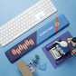 "Chubby Comfort“ Silikon-Tastatur-Handgelenkauflage und Mauspad-Set – Doraemon