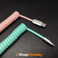 "Candy Chubby" Car Spring Fast Charging Cable