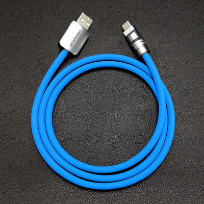 "Neon Chubby" Fast Charge Cable With Smart Light