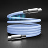ChubbyCable MagSnap Silicone - Magnetic 240W Easy-Pack Charge Cable - Blue
