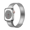 "Bamboo Band" Magnetic Stainless Steel Loop For Apple Watch - Silver