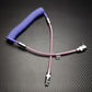 "Color-Blocked Chubby" 2-In-1 90° Elbow Spring Silicone Braided Cable