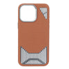 Carbon Fiber Aluminum Alloy Magnetic Heat Dissipation iPhone Case - Orange