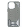 Carbon Fiber Aluminum Alloy Magnetic Heat Dissipation iPhone Case - Gray