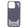Carbon Fiber Aluminum Alloy Magnetic Heat Dissipation iPhone Case - Dark Purple