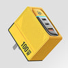 "Chubby" 100W GaN Multi-port Folding Charger - Yellow