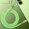 "Chubby 17" 240W Anodizing Fast Charging Cable For iPhone 17 - Sage