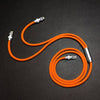 "Chubby" 2 In 1 Fast Charge Cable (C+Lightning) - Orange