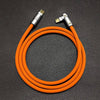 "Chubby“ 90°-Winkel-Design-Schnellladekabel - Orange