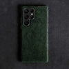 "Chubby" Alcantara Samsung-Handyhülle - Dunkelgrün