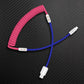 "Chubby Mood" Silicone Braided Fast Charging Cable #831