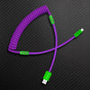 "Chubby Mood" Silicone Braided Fast Charging Cable #317 - Color 12