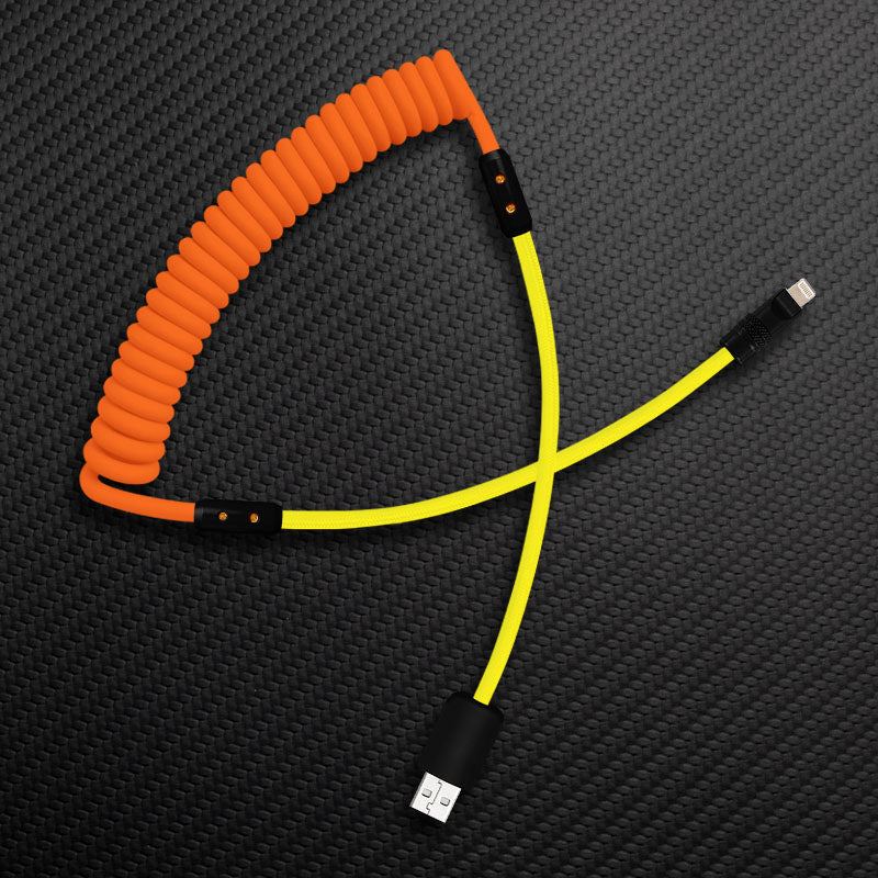 "Chubby Mood" Silicone Braided Fast Charging Cable #528