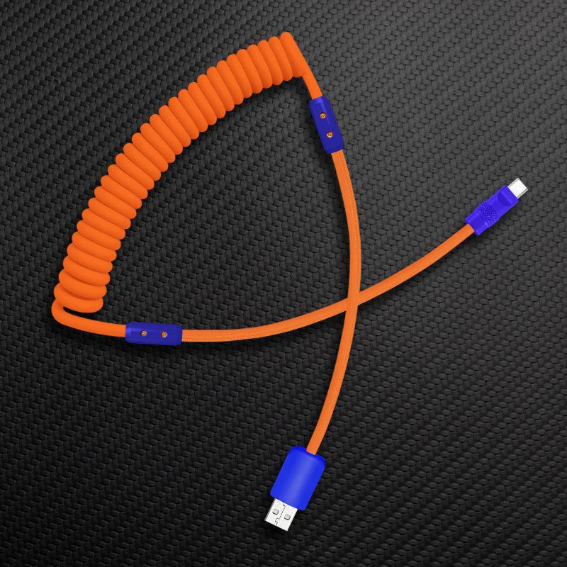 "Chubby Mood" Silicone Braided Fast Charging Cable #317