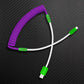 "Chubby Mood" Silicone Braided Fast Charging Cable #831