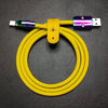 "Chubby" Special Designed Cable With Colored Connectors - Yellow