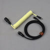 "Chubby" USB To Type C Spring Keyboard Cable - Yellow+Black