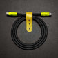 "Chubby" Vibrant Color-block Braided Charge Cable