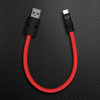 "Color Block Chubby“ Powerbank-freundliches Kabel – mehr Farben - Rot+Schwarz