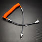 "Color-Blocked Chubby" 2-In-1 90° Elbow Spring Silicone Braided Cable