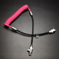 "Color-Blocked Chubby" 2-In-1 90° Elbow Spring Silicone Braided Cable