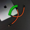 "Colorblock Chubby“ Neues Federladekabel - Green+Orange [Christmas Exclusive]