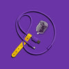 "Colorful Chubby Cable Kit" Fast Charge Cable & Charger (U.S. Plug) - Purple