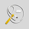 "Colorful Chubby Cable Kit" Fast Charge Cable & Charger (U.S. Plug) - White