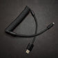 "Curly Chubby" New Spring Charge Cable