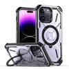 ChubbyArmor CyberGuard - 2-in-1 MagSafe Holder Case With Quad Corner Protection For iPhone - Purple