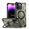 ChubbyArmor CyberGuard - 2-in-1 MagSafe Holder Case With Quad Corner Protection For iPhone - Green