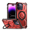 ChubbyArmor CyberGuard - 2-in-1 MagSafe Holder Case With Quad Corner Protection For iPhone - Red