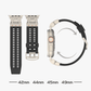 Double Buckle Silicone Band With Zinc Alloy Connector For Apple Watch