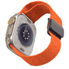 Elastic Magnetic Liquid Silicone Band For Apple Watch - Orange