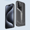 Electroplating Hollow Blade Heat Dissipation Case Suitable For iphone - Black