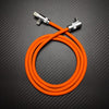 "FlexCharge Pro" 90° 2-in-1 Car Cable for Tesla - Orange